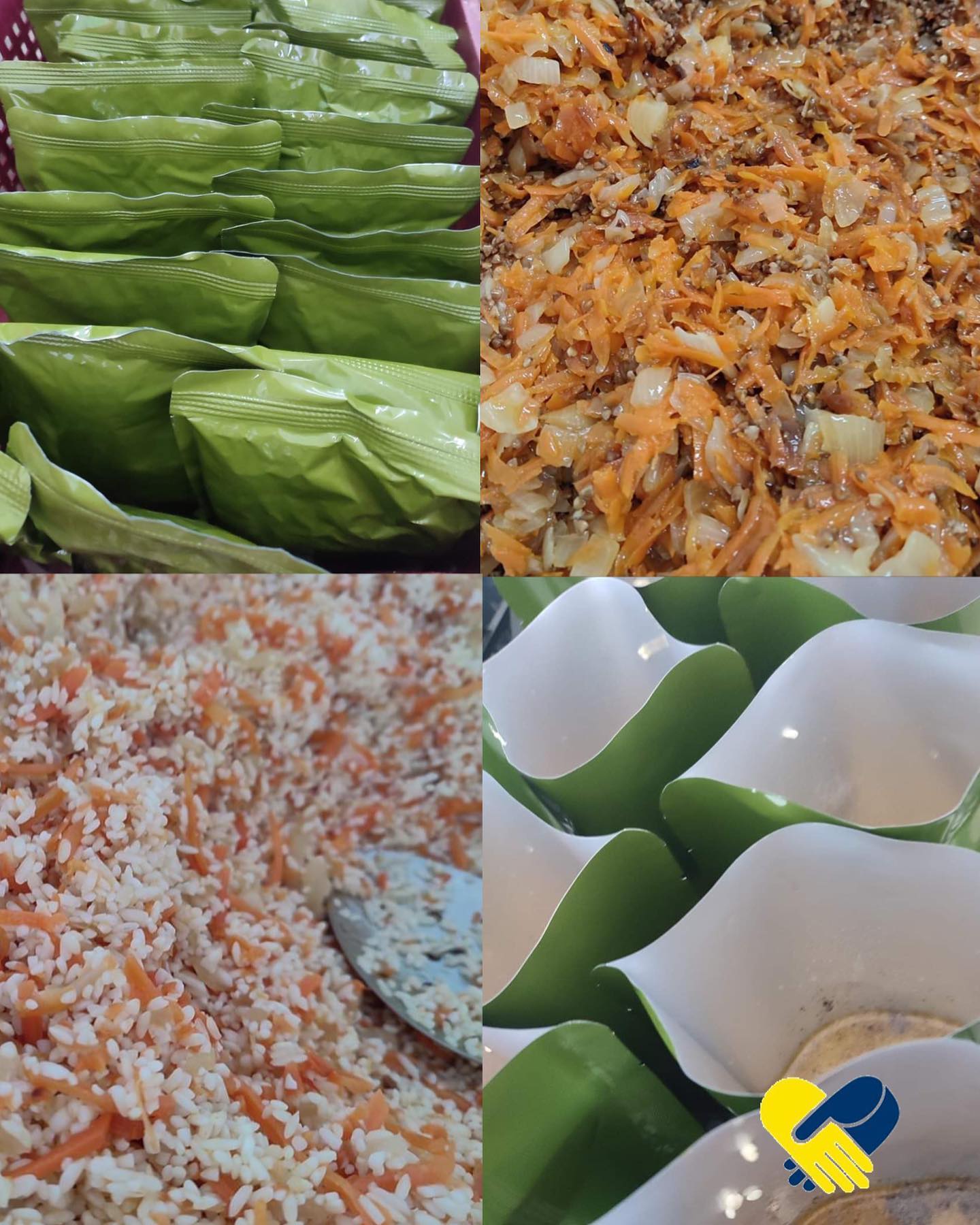 a collage of photos showing different types of food.