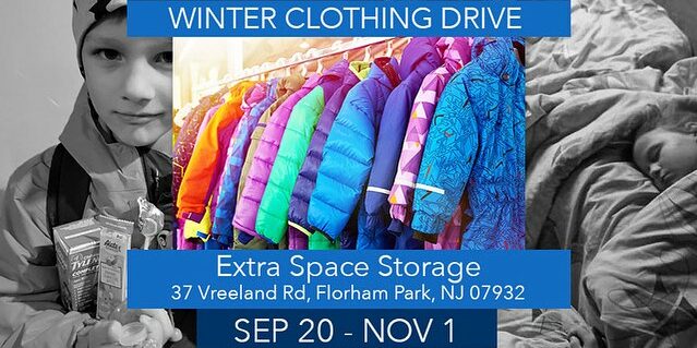 Winter clothing drive extra space storage.