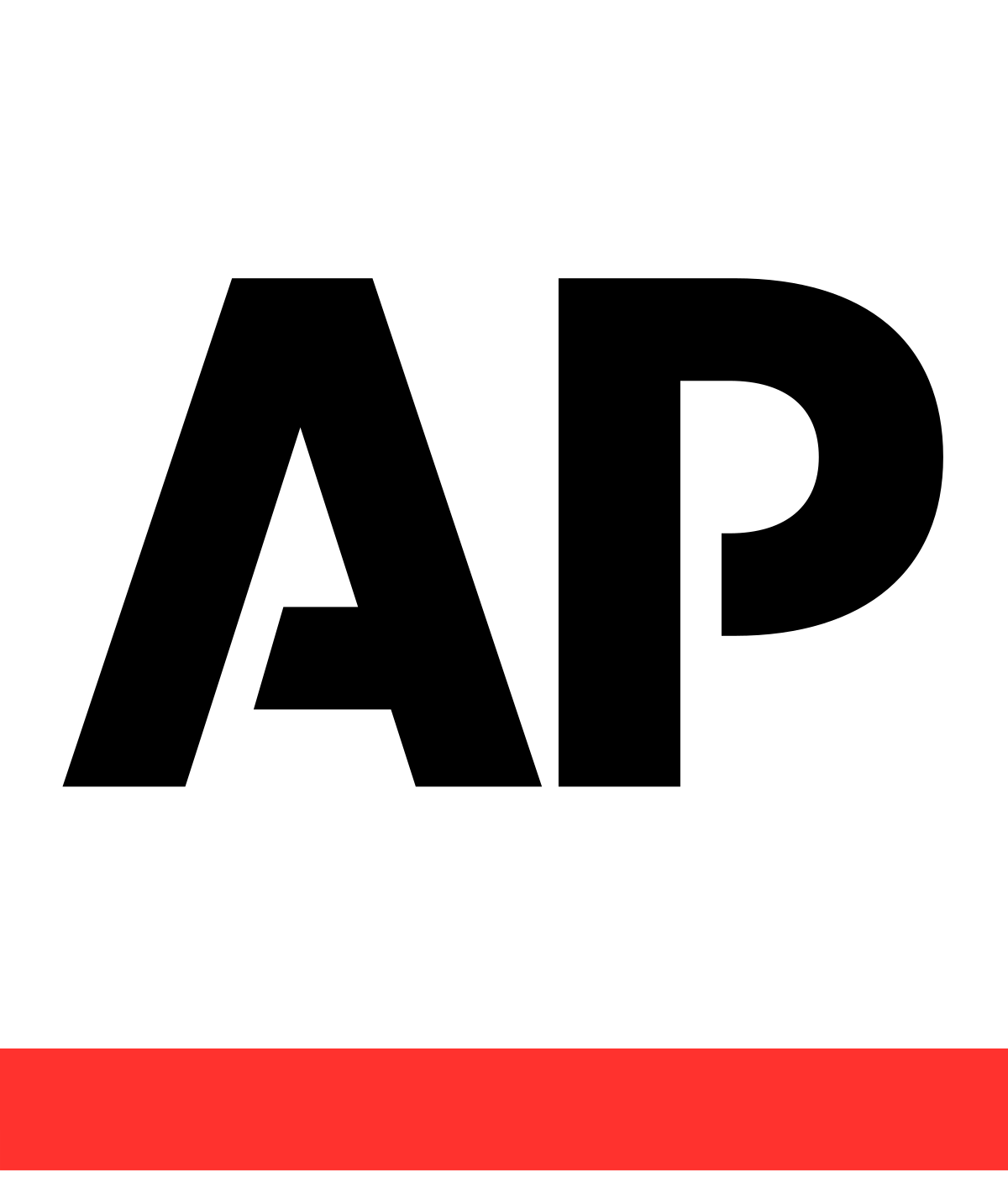 Associated_Press_logo_2012 The image shows the Associated Press (AP) logo with large black letters "AP" on a white background and a thick red line underneath, as featured in the Hope For Ukraine Newsroom.
