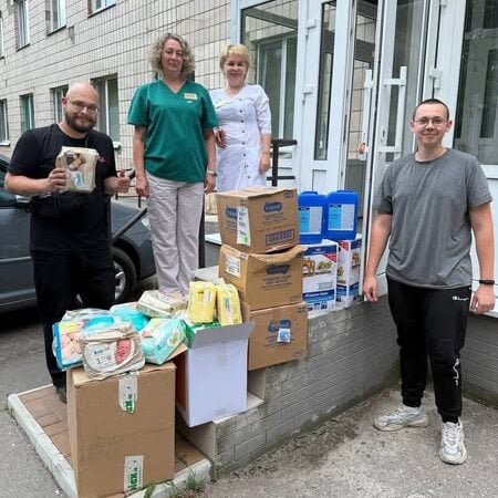 Medical equipment delivered to hospitals in Ukraine