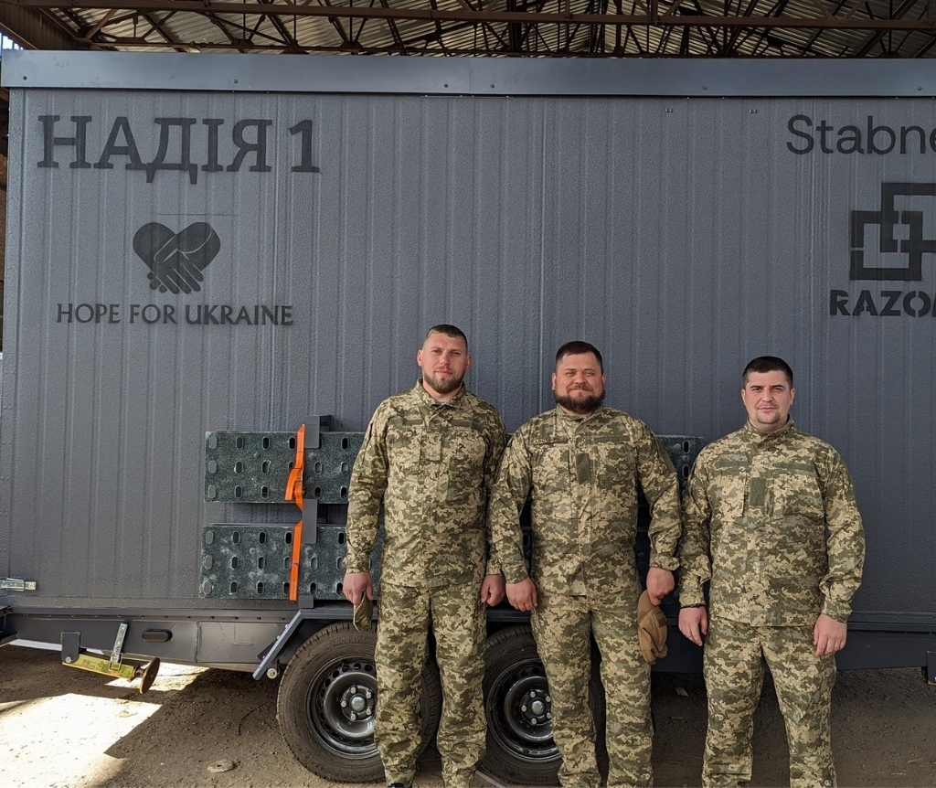 Frontline medical supplies prepared for support through Hope For Ukraine’s Frontline Project.