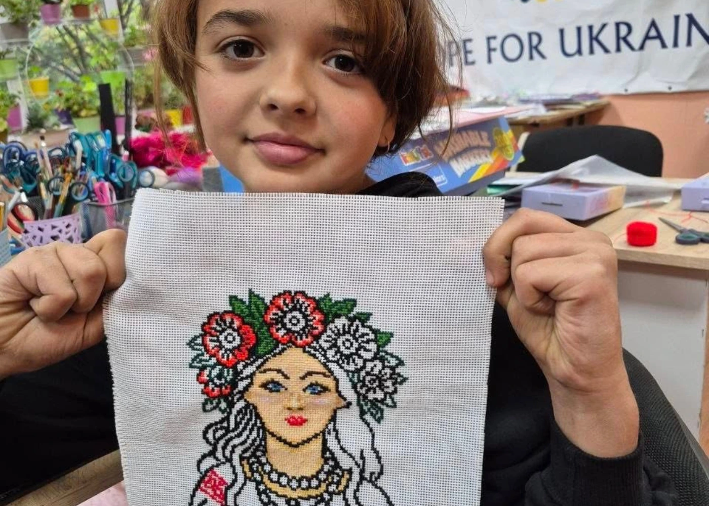 Children smiling while receiving support through Hope For Ukraine’s A Child’s Smile Project.
