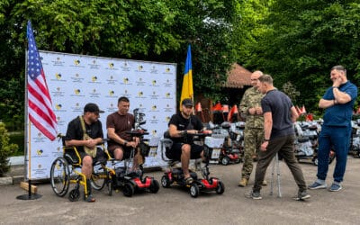 FREEDOM TO MOVE: Electric Mobility Scooters for Wounded Ukrainian Defenders