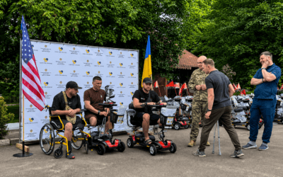 FREEDOM TO MOVE: Electric Mobility Scooters for Wounded Ukrainian Defenders