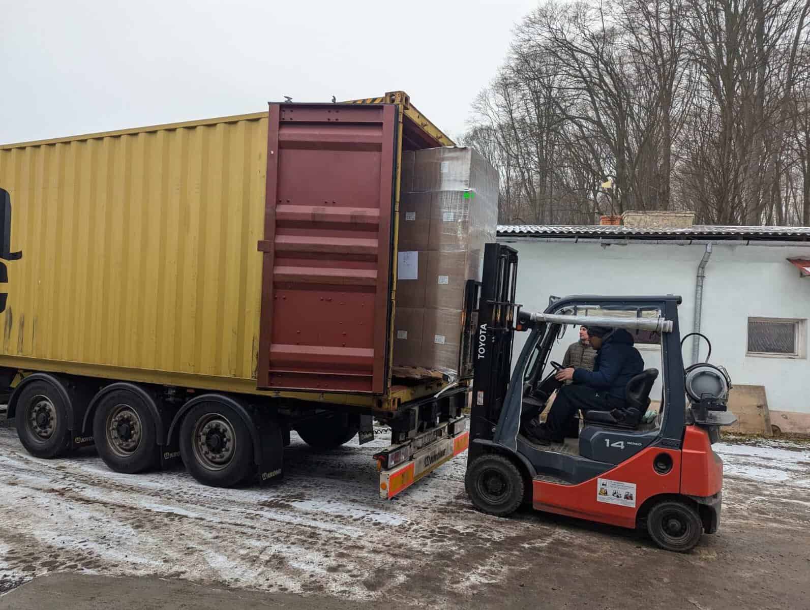Hope For Ukraine humanitarian aid shipment