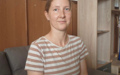 Oksana From Nikopol Fled With Her Children. Hope For Ukraine Helped Them Start Again.